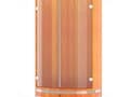 Душевая кабина для сауны, бани со стеклянной дверью (0,9хh2,1) лиственица мореная/натуральная BENTWOOD